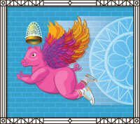 Queen Piggie by Matt Grote